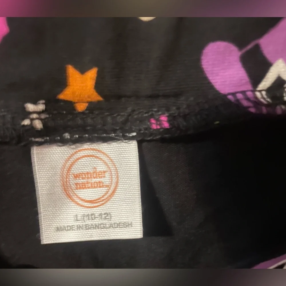 🔴 3/$12‎ Wonder Nation Girls Colorful Halloween Themed Tiered Skirt! NWT!
